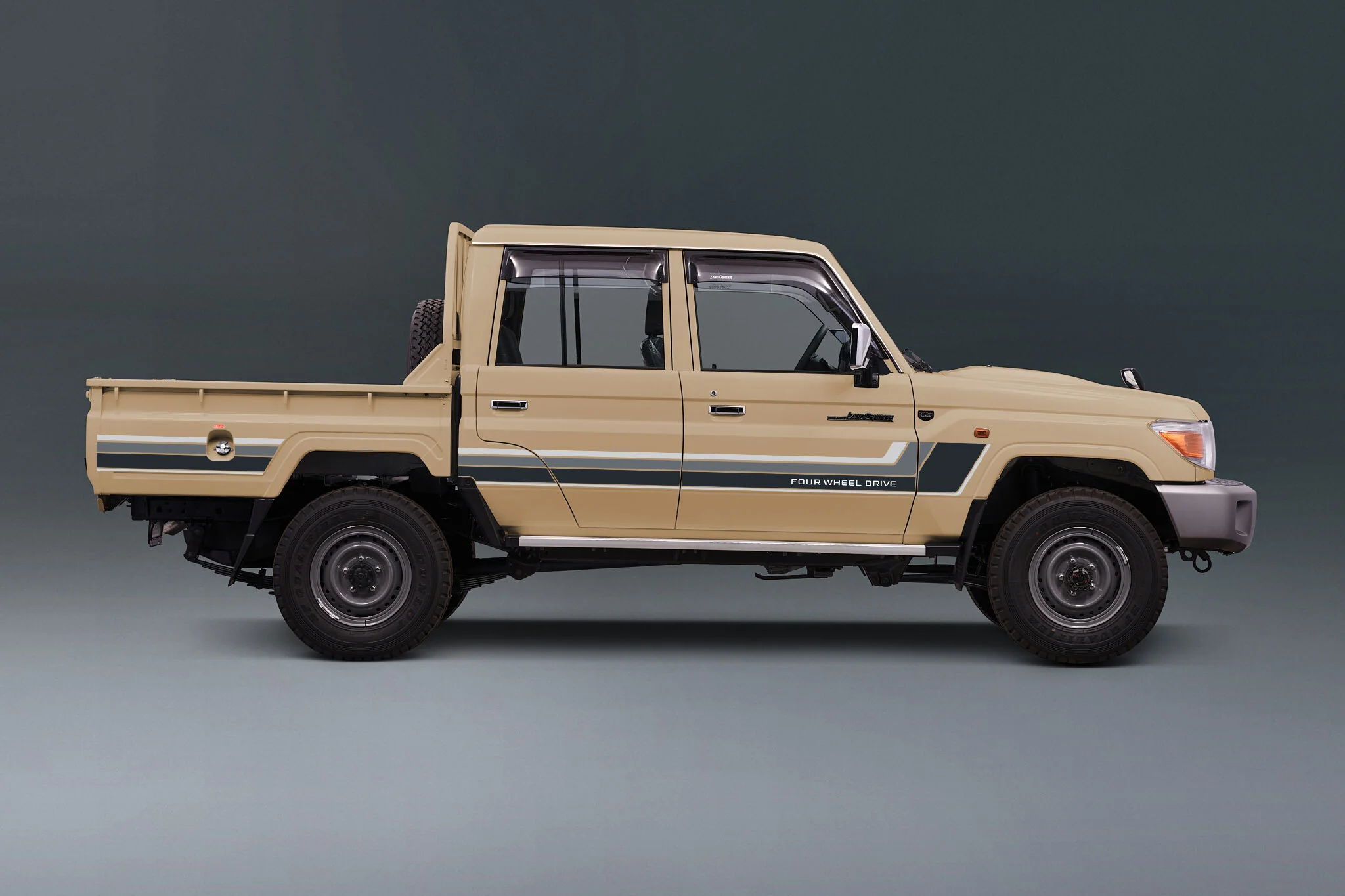 Decal Body Stripe Kit (Renmark) - 79 Series Dual Cab (2012-) - Image 11