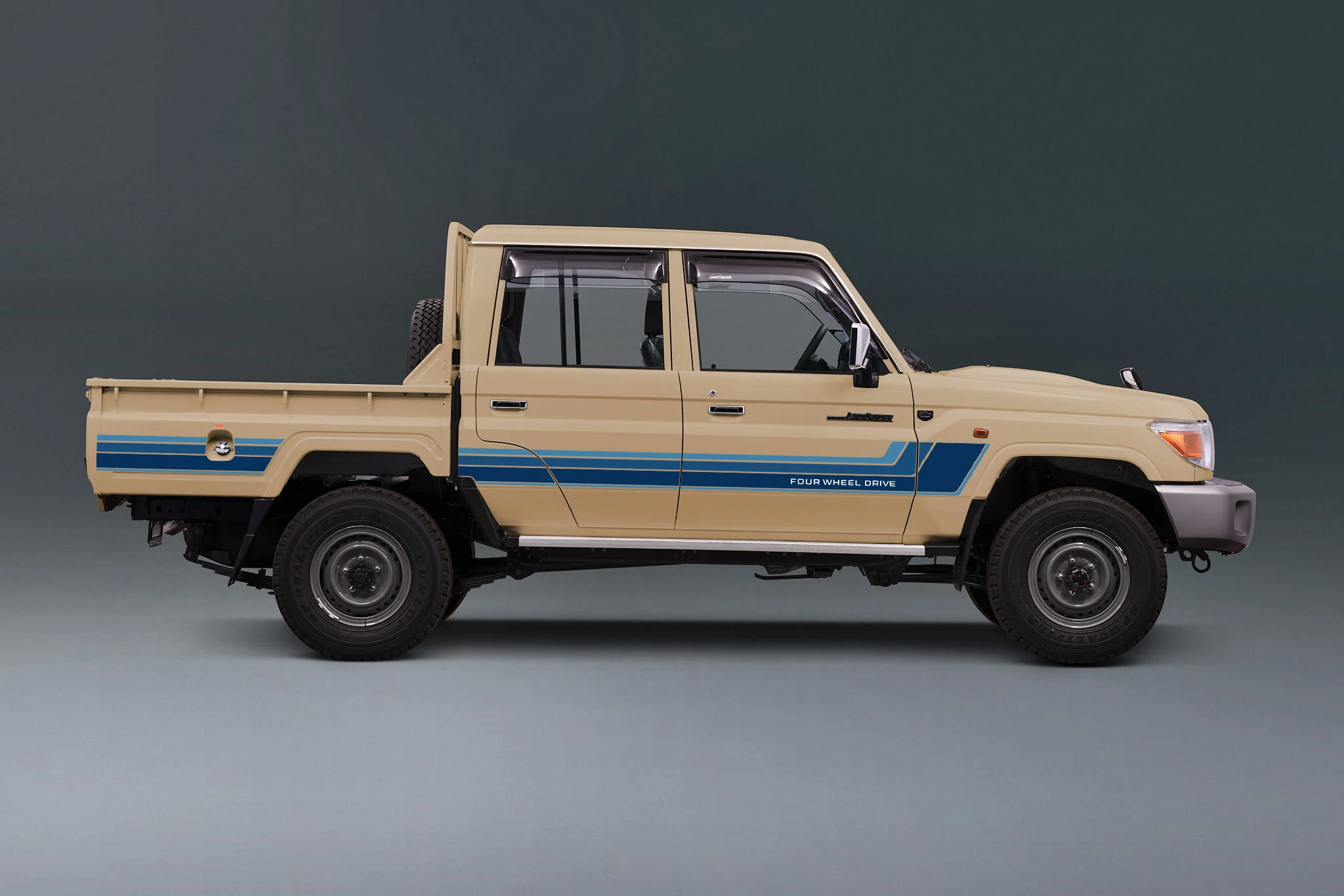 Decal Body Stripe Kit (Renmark) - 79 Series Dual Cab (2012-) - Image 18